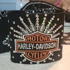 Harley Davison BLINGEAUTIFUL Bandana Harley-davidson Vintage Bandana - Etsy main image 3